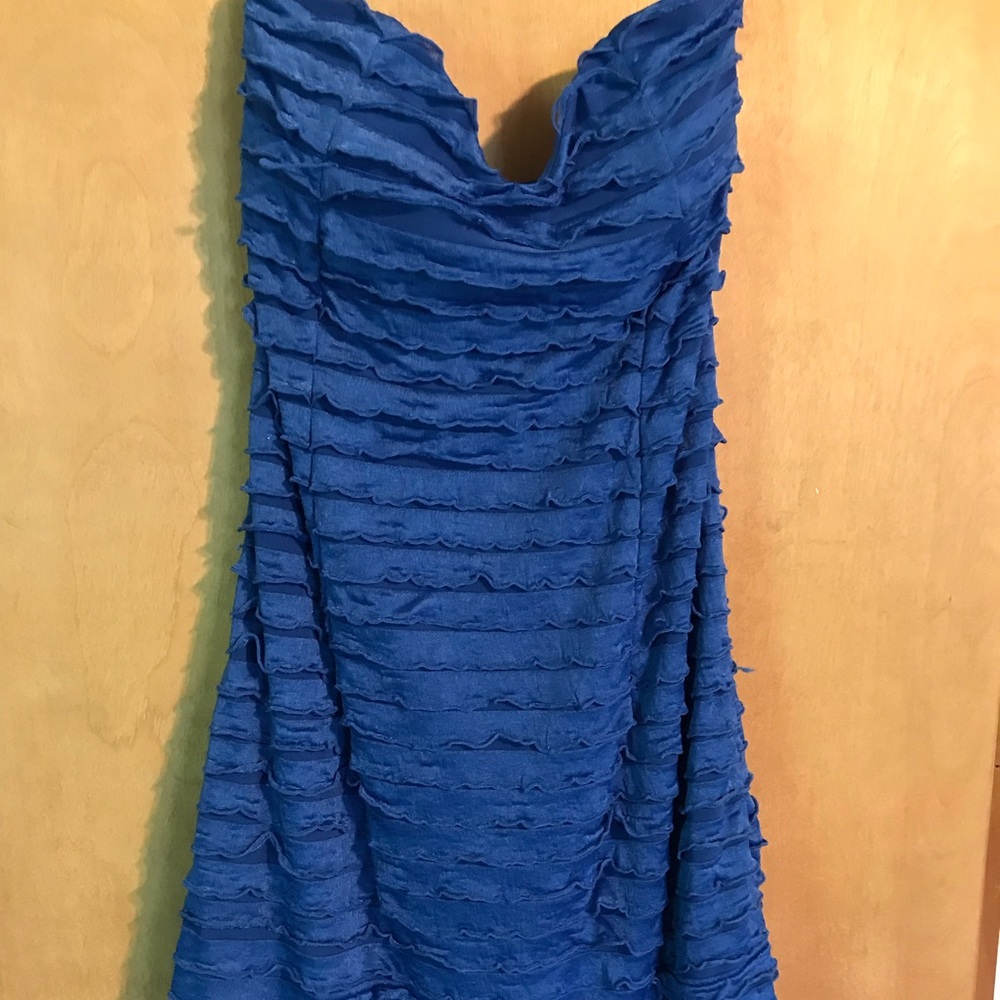 Blue homecoming dress